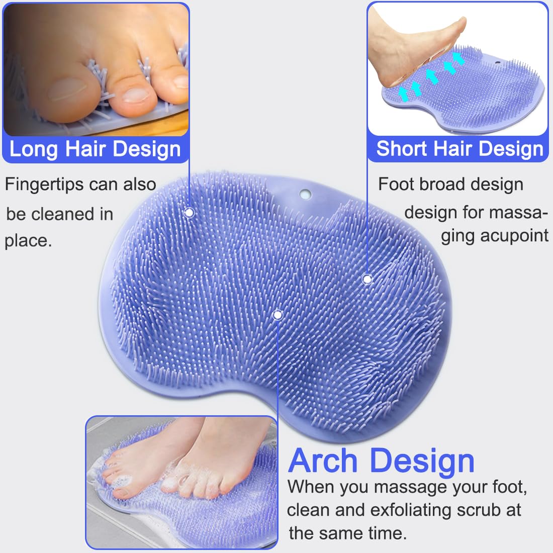 RushCartz Silicone Spa Mat For Deep Cleaning!