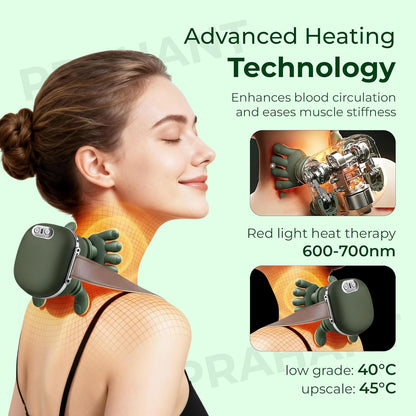 RushCartz™ NeuroRelief 4D Massager - Relieve Neck & Back Pain, Feels Like Real Human Hands.