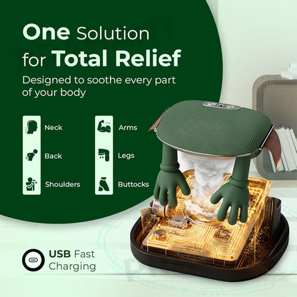 RushCartz™ NeuroRelief 4D Massager - Relieve Neck & Back Pain, Feels Like Real Human Hands.