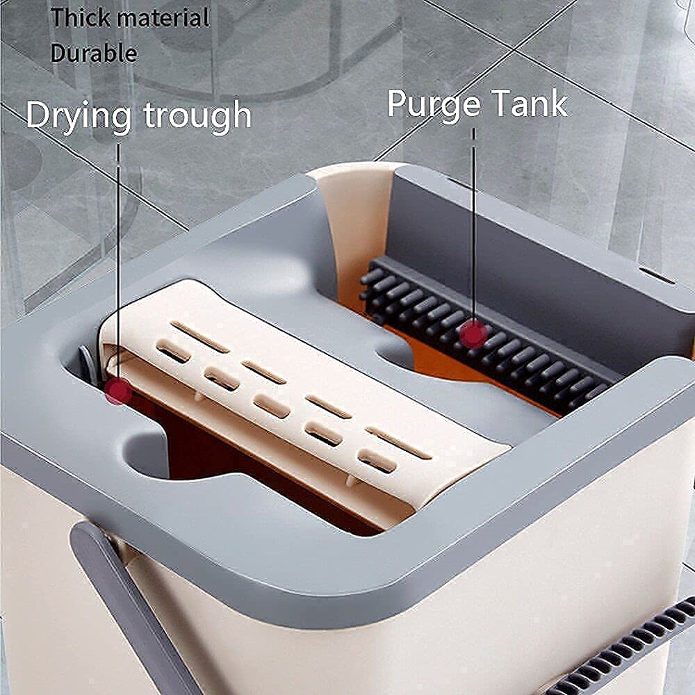 RushCartz FloorShine Pro™ Mop with Bucket System.
