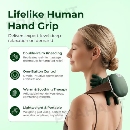 RushCartz™ NeuroRelief 4D Massager - Relieve Neck & Back Pain, Feels Like Real Human Hands.