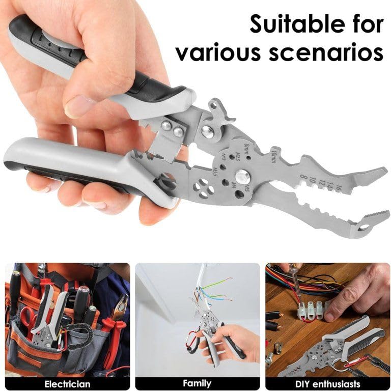 RushCartz Electrician Pliers Crimping Pro
