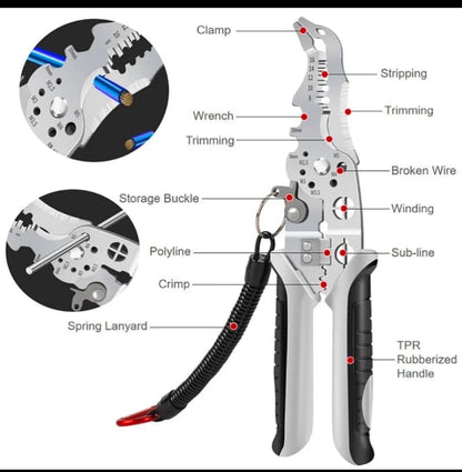 RushCartz Electrician Pliers Crimping Pro